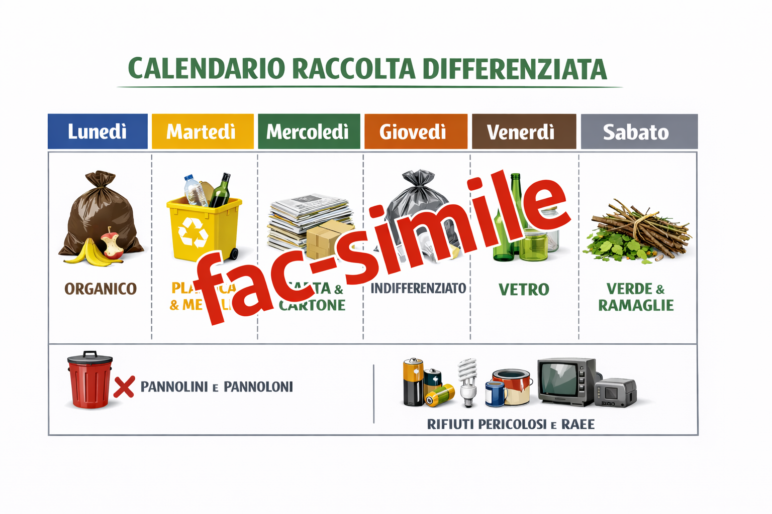 Raccolta differenziata: elenco completo della corretta differenziazione dei rifiuti